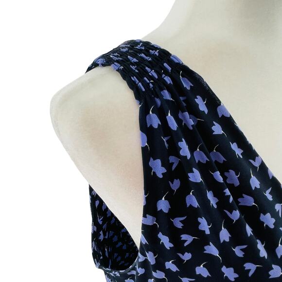 Cabi 5887 Island Navy Blue Purple Sleeveless Tunic Long Midi Skirt 2 Pc Set M - Picture 8 of 15